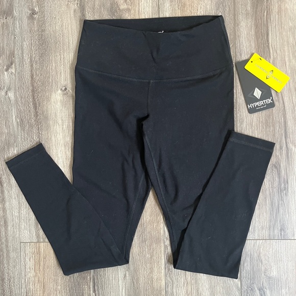 NWT Hypertek Microbody High Waist Black Leggings - Picture 1 of 4